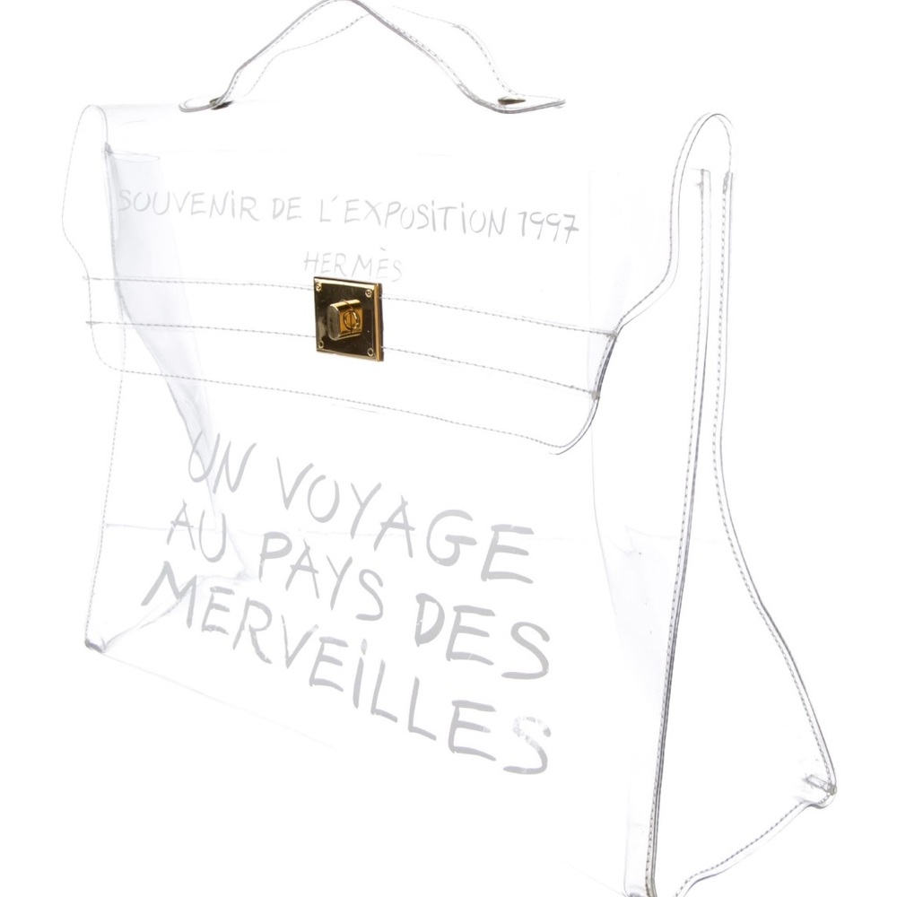 CLEAR Hermès Kelly 1997 Souvenir De L'exposition